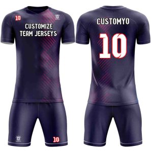 Custom Soccer Team Jerseys kits Full Sublimated Team name Player Names,Logo and Numbers  905