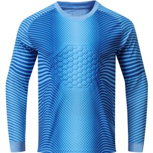 Soccer Goalie Shirt, Padded Goalkeeper Jersey, 5 Color Uniforms, Kids,Youth and Adult Sizes